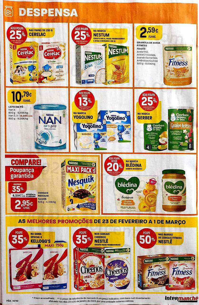 Antevisão Folheto INTERMARCHÉ Promoções de 23 fevereiro a 1 março