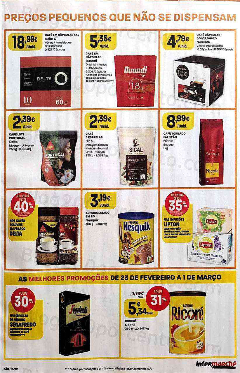 Antevisão Folheto INTERMARCHÉ Promoções de 23 fevereiro a 1 março