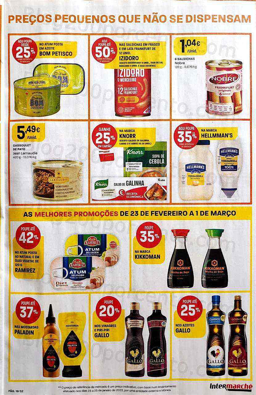 Antevisão Folheto INTERMARCHÉ Promoções de 23 fevereiro a 1 março
