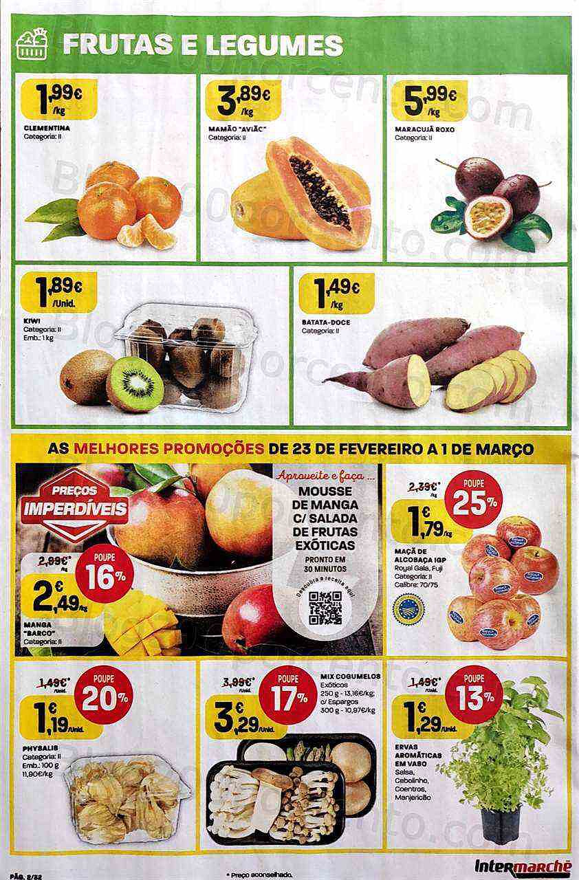 Antevisão Folheto INTERMARCHÉ Promoções de 23 fevereiro a 1 março