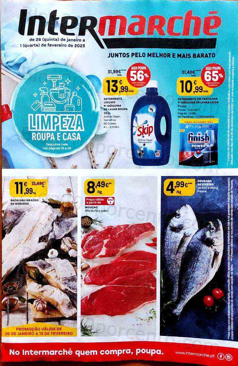 Antevisão Folheto INTERMARCHÉ Contact Promoções de 26 janeiro a 1 fevereiro