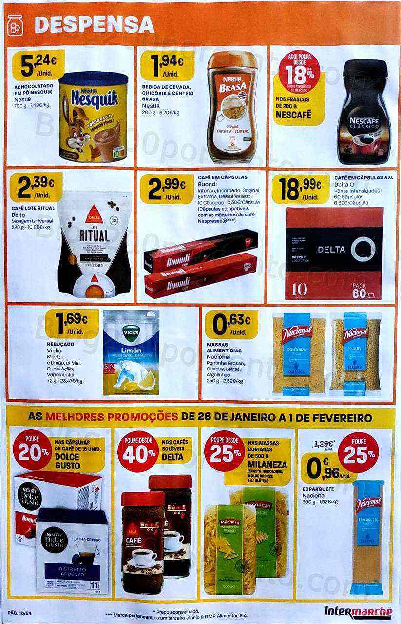 Antevisão Folheto INTERMARCHÉ Contact Promoções de 26 janeiro a 1 fevereiro