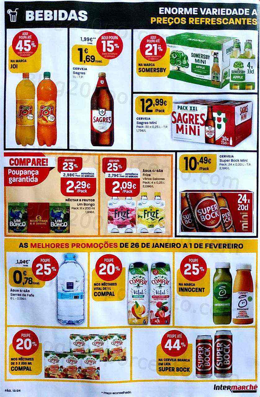 Antevisão Folheto INTERMARCHÉ Contact Promoções de 26 janeiro a 1 fevereiro