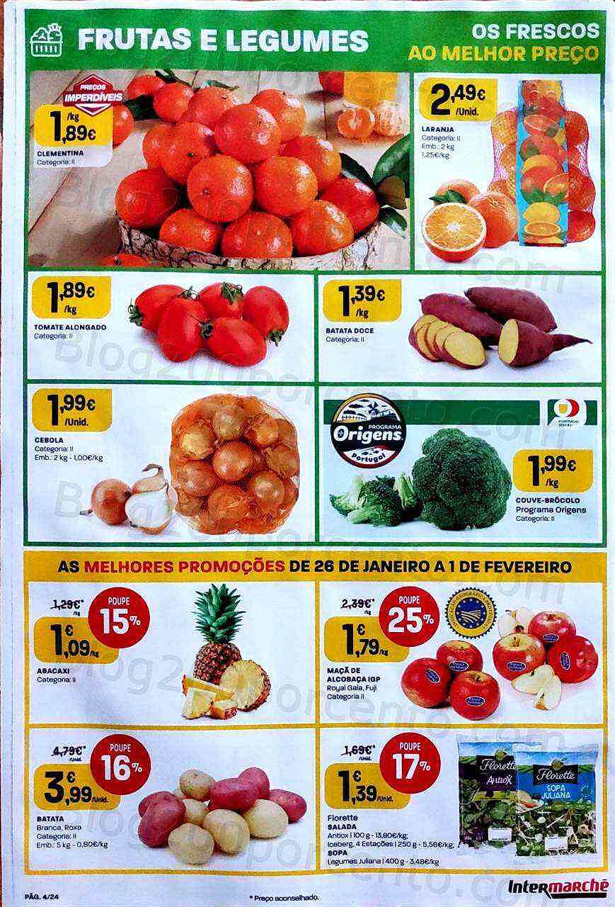 Antevisão Folheto INTERMARCHÉ Contact Promoções de 26 janeiro a 1 fevereiro