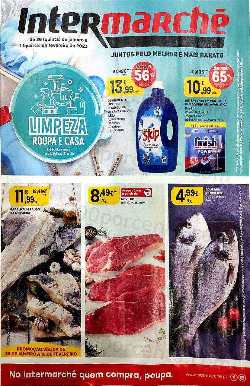 Antevisão Folheto INTERMARCHÉ Super Promoções de 26 janeiro a 1 fevereiro