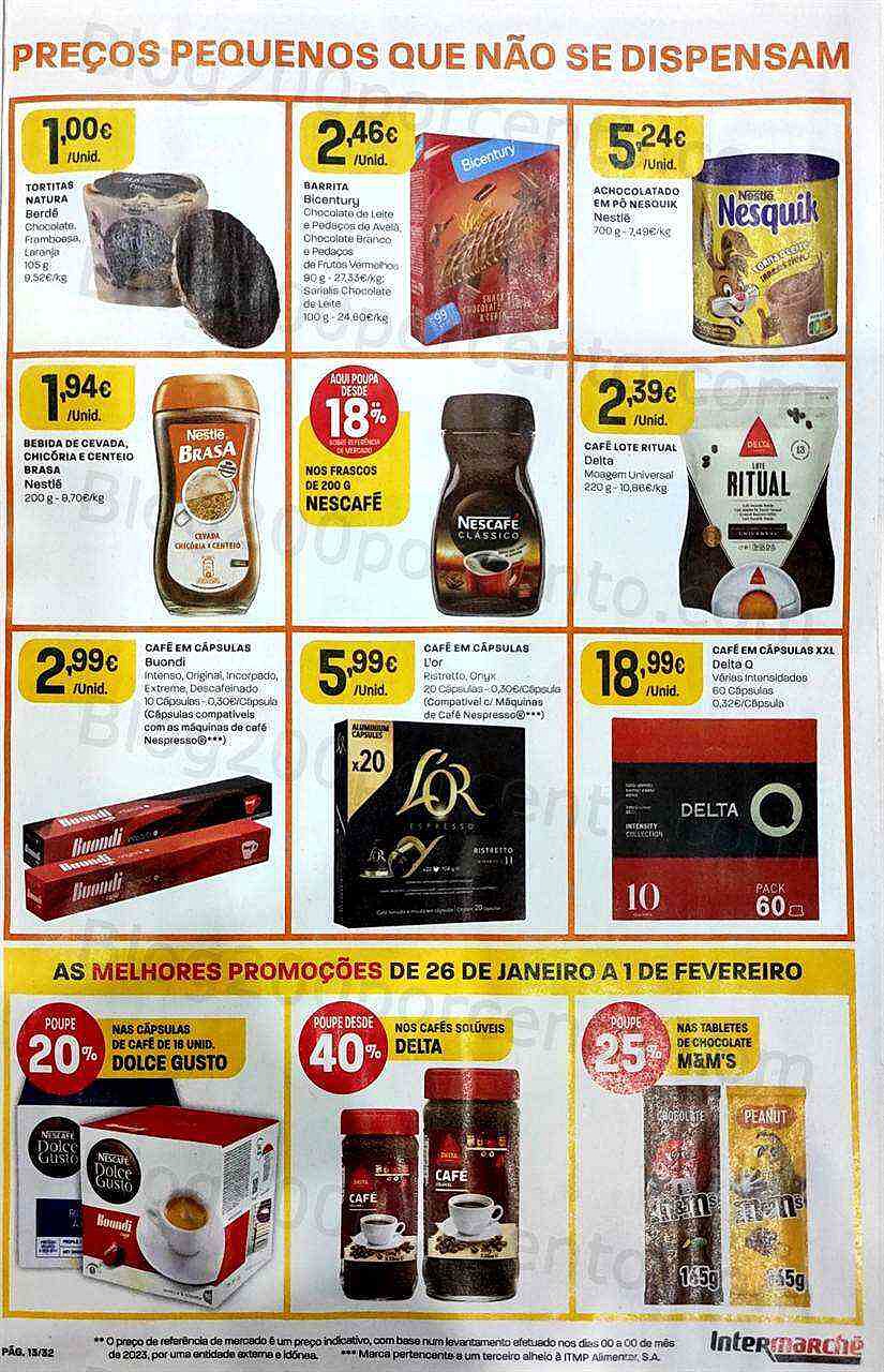 Antevisão Folheto INTERMARCHÉ Super Promoções de 26 janeiro a 1 fevereiro