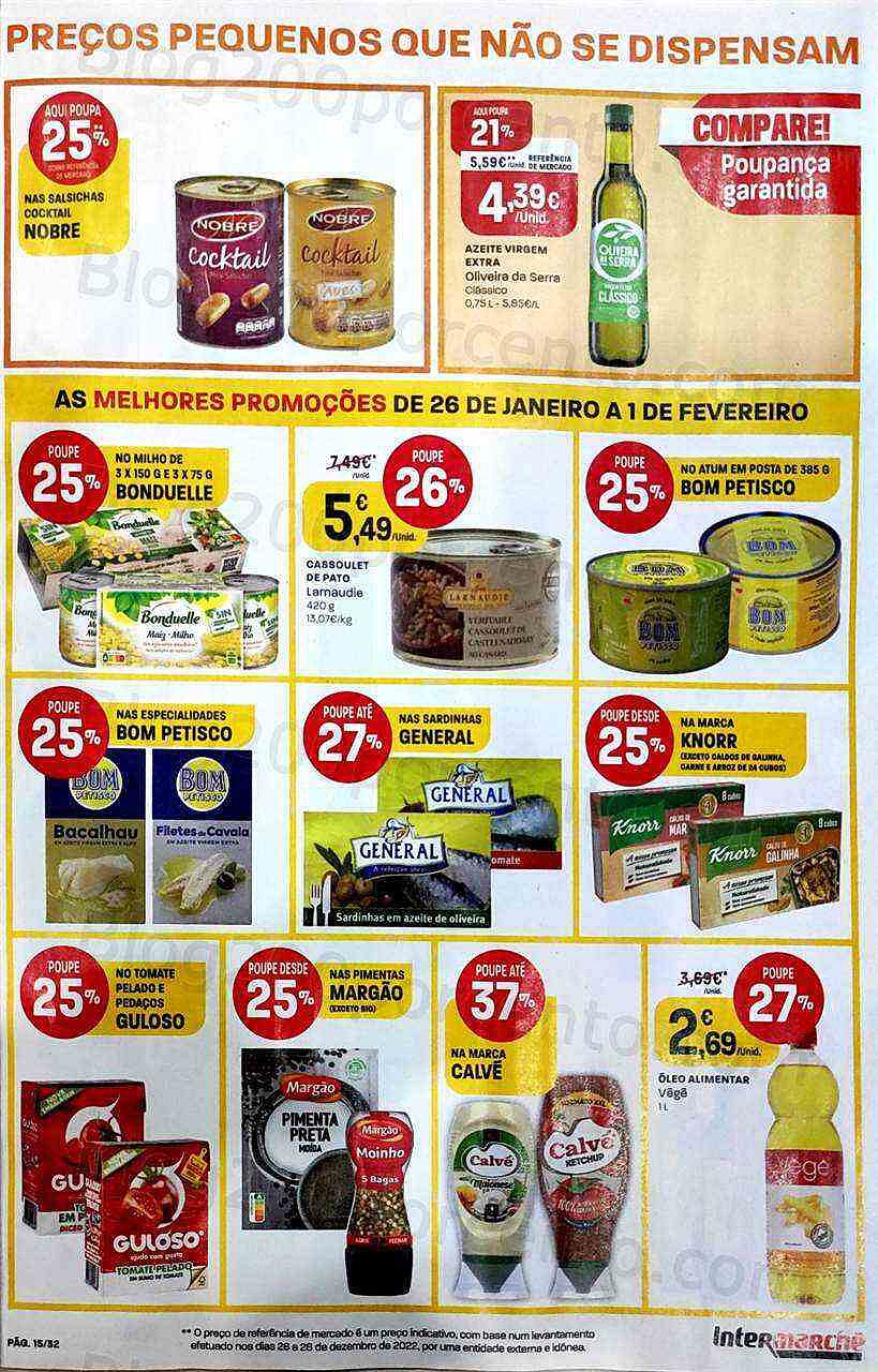 Antevisão Folheto INTERMARCHÉ Super Promoções de 26 janeiro a 1 fevereiro