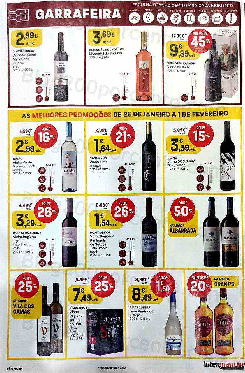 Antevisão Folheto INTERMARCHÉ Super Promoções de 26 janeiro a 1 fevereiro