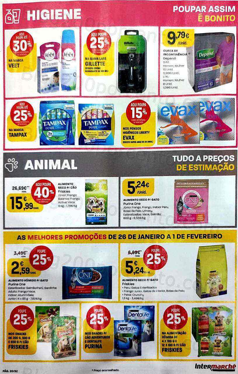Antevisão Folheto INTERMARCHÉ Super Promoções de 26 janeiro a 1 fevereiro