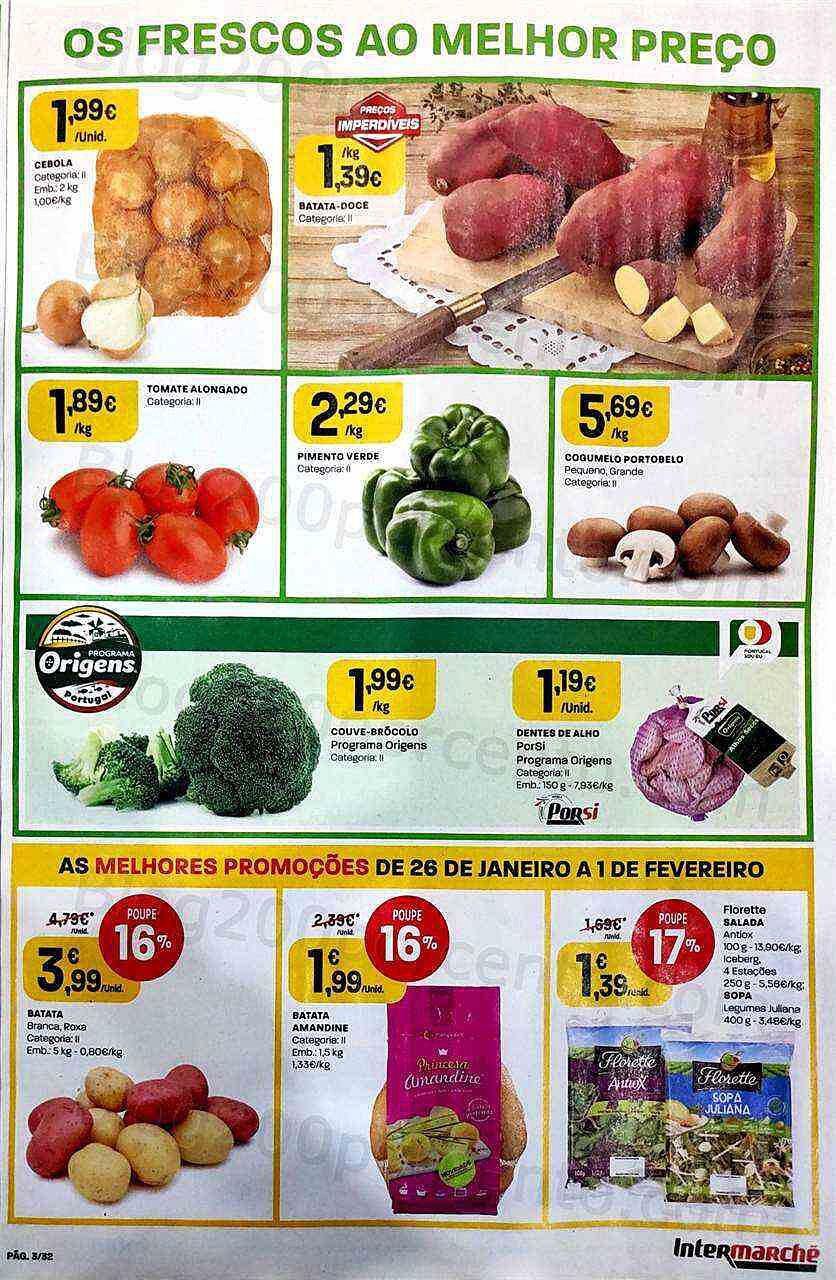 Antevisão Folheto INTERMARCHÉ Super Promoções de 26 janeiro a 1 fevereiro