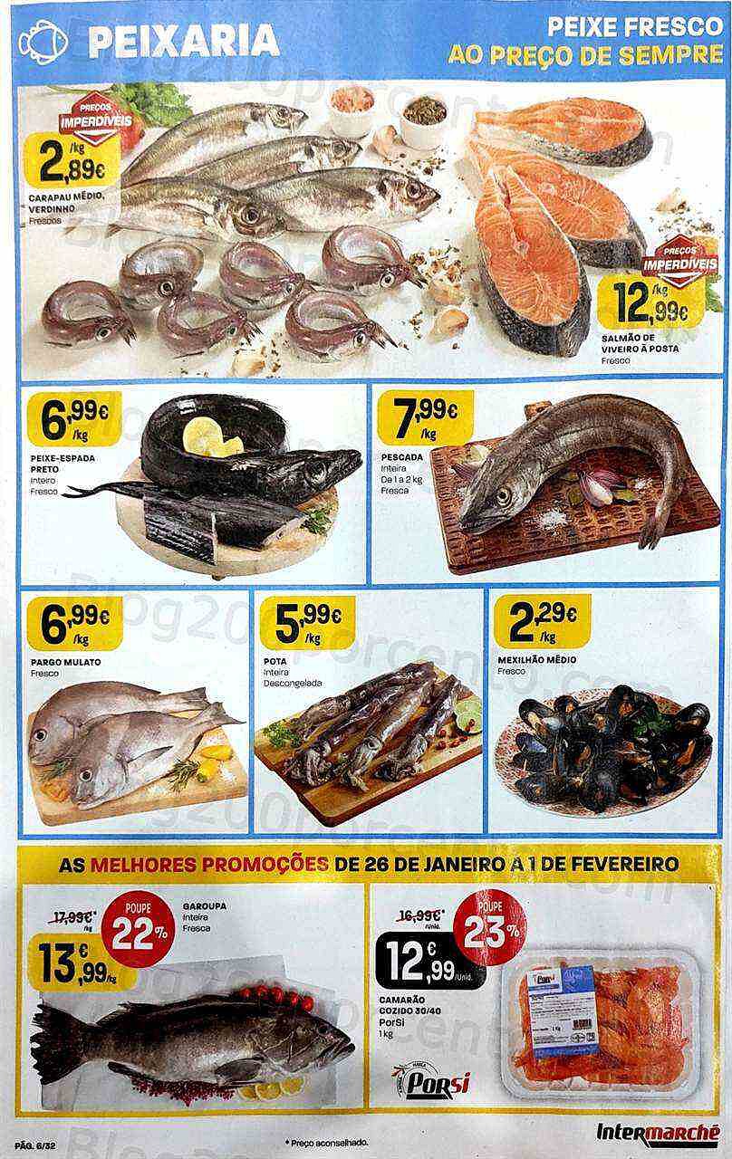 Antevisão Folheto INTERMARCHÉ Super Promoções de 26 janeiro a 1 fevereiro