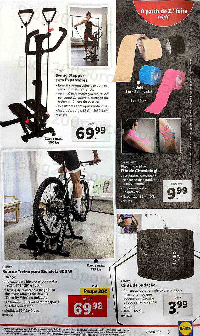 Antevisão Folheto LIDL Bazar Promoções de 9 a 15 janeiro