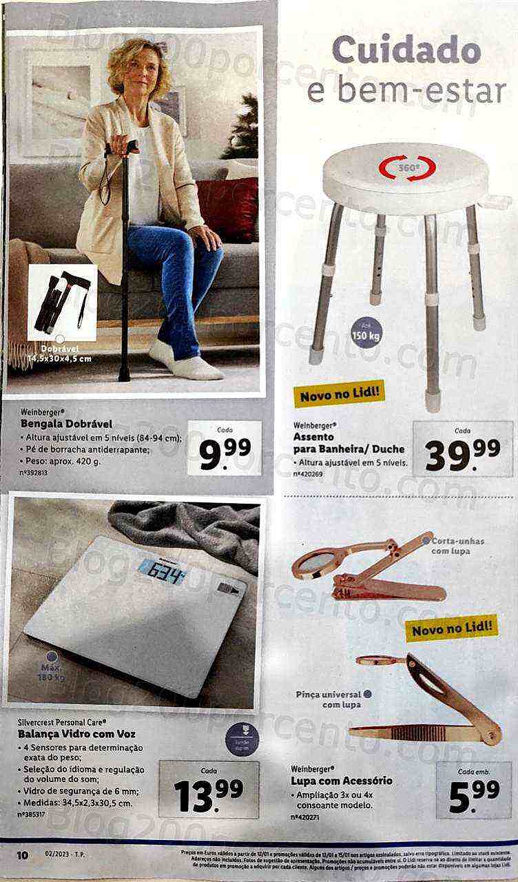 Antevisão Folheto LIDL Bazar Promoções de 9 a 15 janeiro