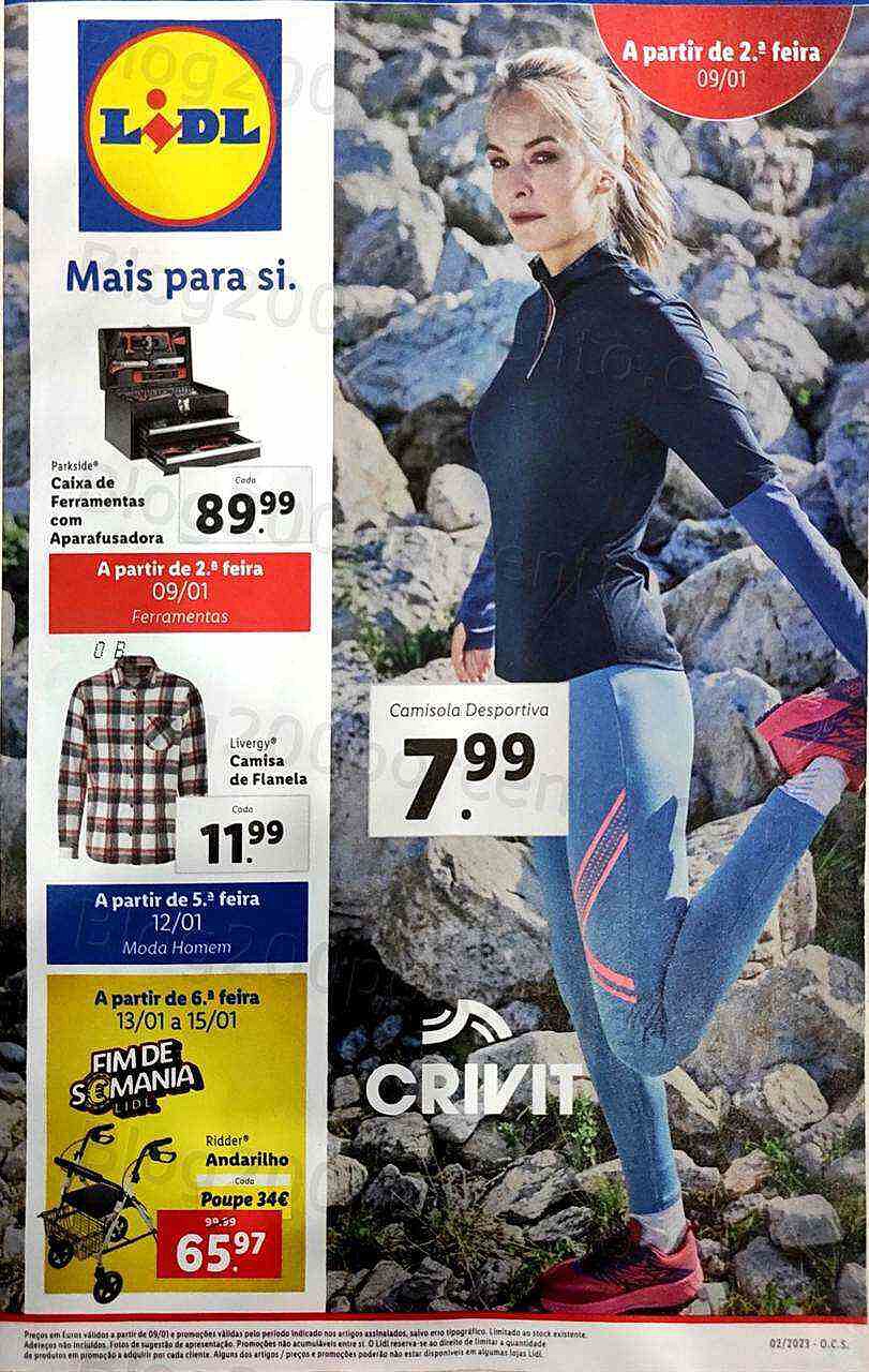 Antevisão Folheto LIDL Bazar Promoções de 9 a 15 janeiro