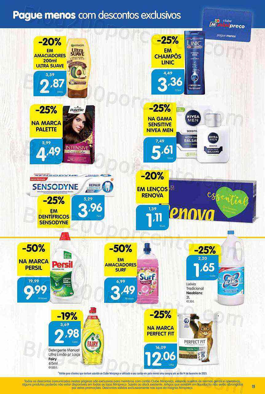 Antevisão Folheto MINIPREÇO Promoções de 16 a 22 fevereiro