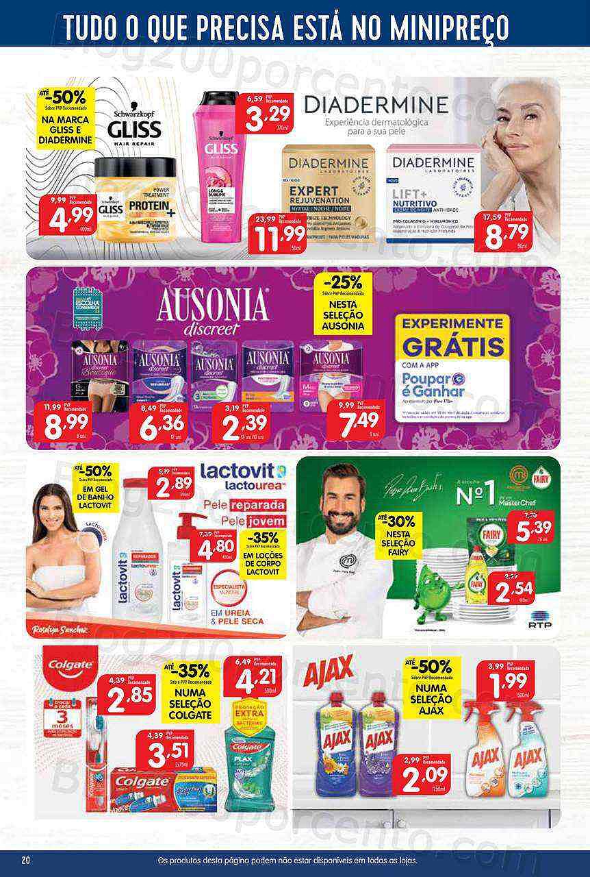 Antevisão Folheto MINIPREÇO Promoções de 16 a 22 fevereiro
