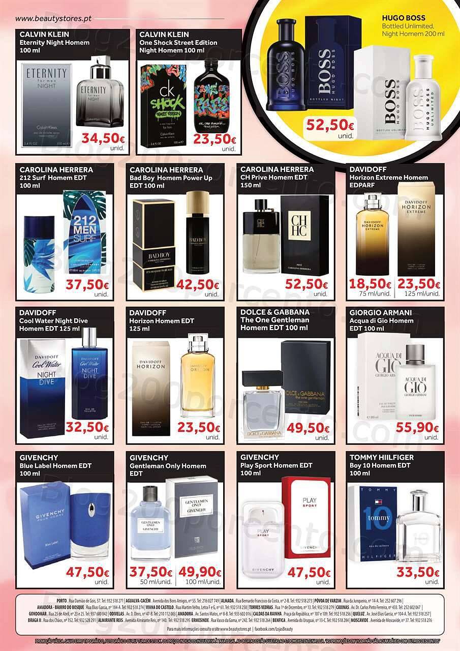 Antevisão Folheto BEAUTY STORES Perfumaria Promoções até 11 março
