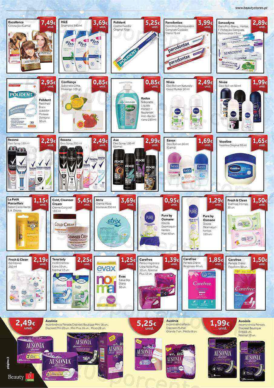 Antevisão Folheto BEAUTY STORES Higiene e Beleza Promoções até 11 março