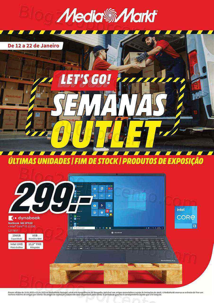 Antevisão Folheto MEDIA MARKT Promoções de 12 a 22 janeiro