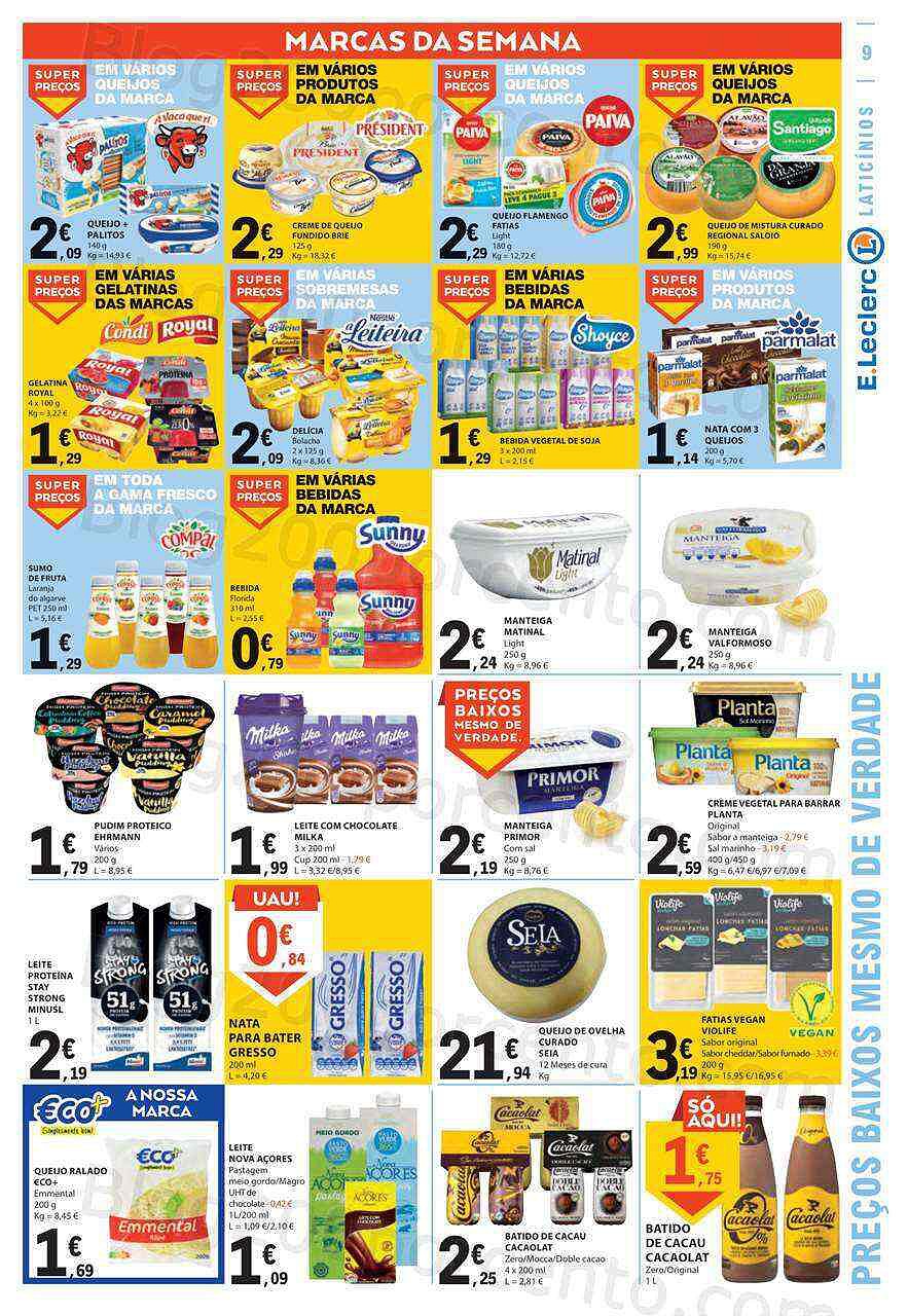 Antevisão Folheto E-LECLERC Promoções de 16 a 22 fevereiro