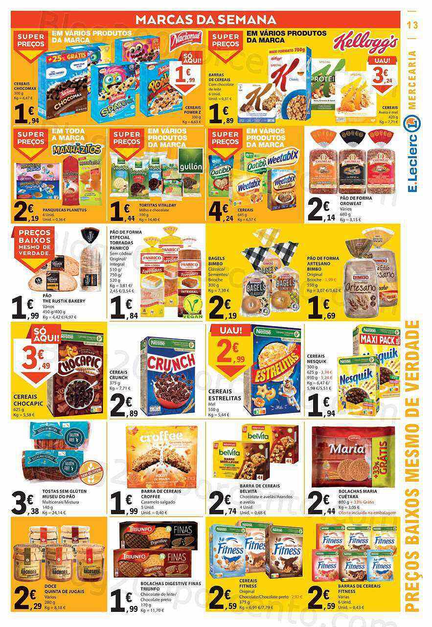 Antevisão Folheto E-LECLERC Promoções de 16 a 22 fevereiro