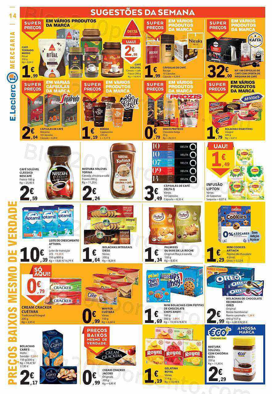 Antevisão Folheto E-LECLERC Promoções de 16 a 22 fevereiro