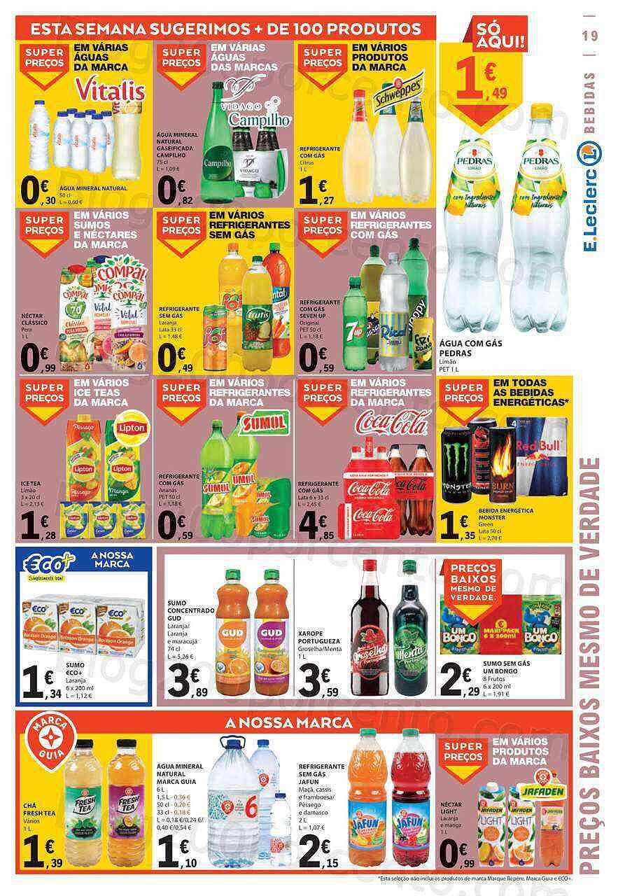 Antevisão Folheto E-LECLERC Promoções de 16 a 22 fevereiro