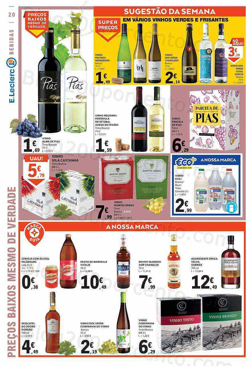 Antevisão Folheto E-LECLERC Promoções de 16 a 22 fevereiro