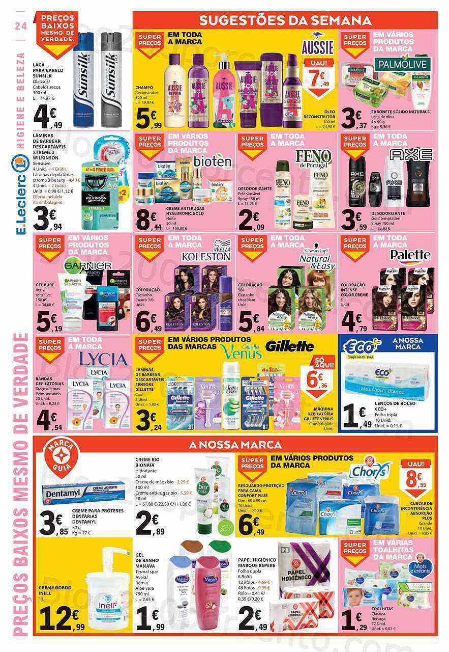 Antevisão Folheto E-LECLERC Promoções de 16 a 22 fevereiro