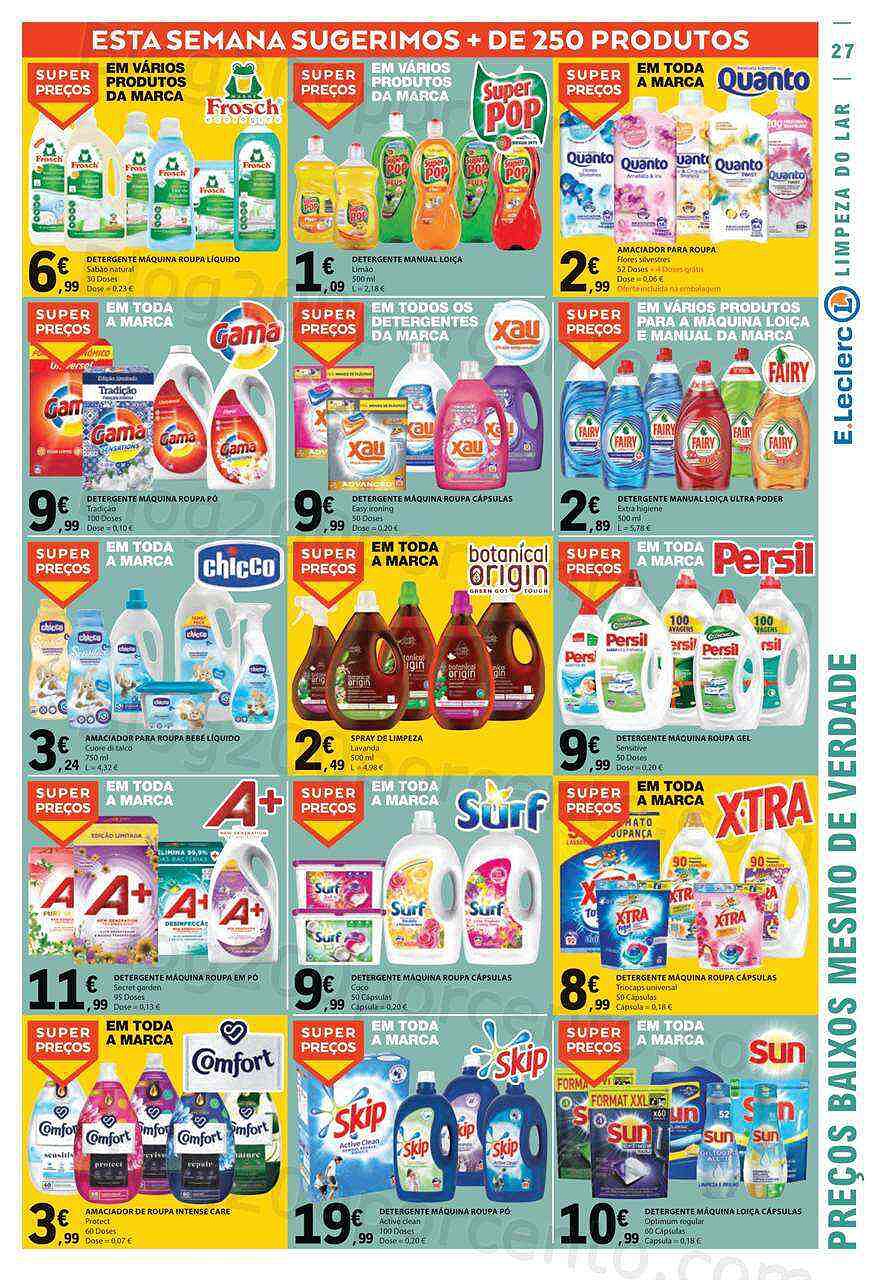 Antevisão Folheto E-LECLERC Promoções de 16 a 22 fevereiro