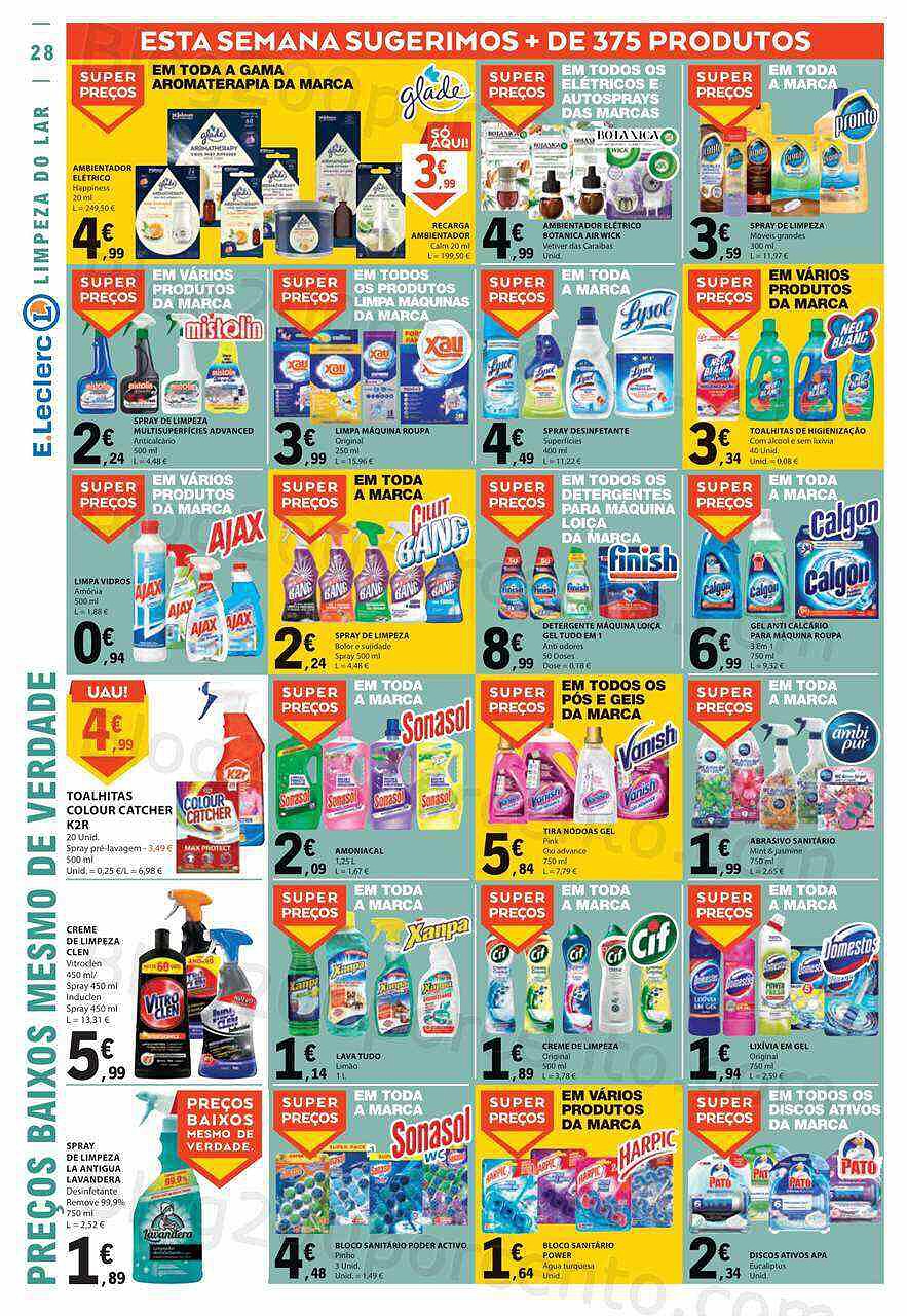 Antevisão Folheto E-LECLERC Promoções de 16 a 22 fevereiro