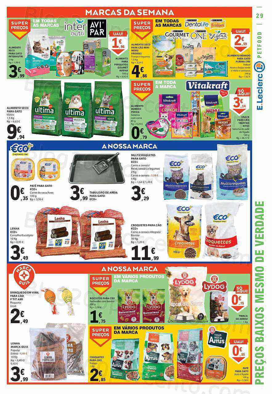 Antevisão Folheto E-LECLERC Promoções de 16 a 22 fevereiro