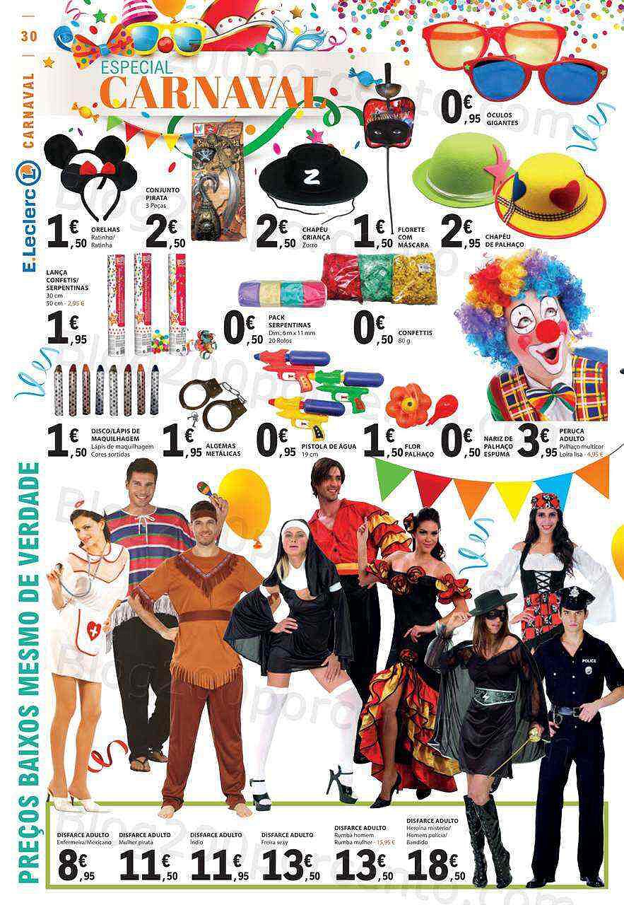 Antevisão Folheto E-LECLERC Bazar Promoções de 16 a 22 fevereiro