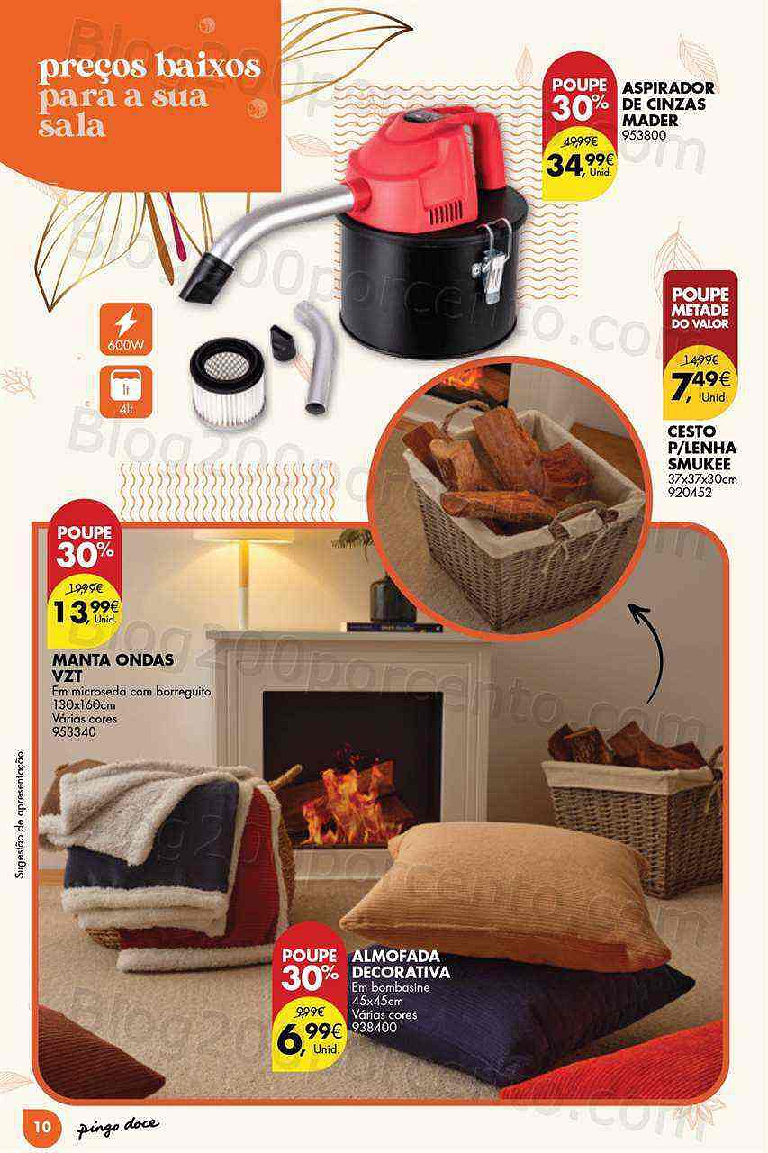 Antevisão Folheto PINGO DOCE Bazar Aquecimento Promoções de 10 a 30 janeiro