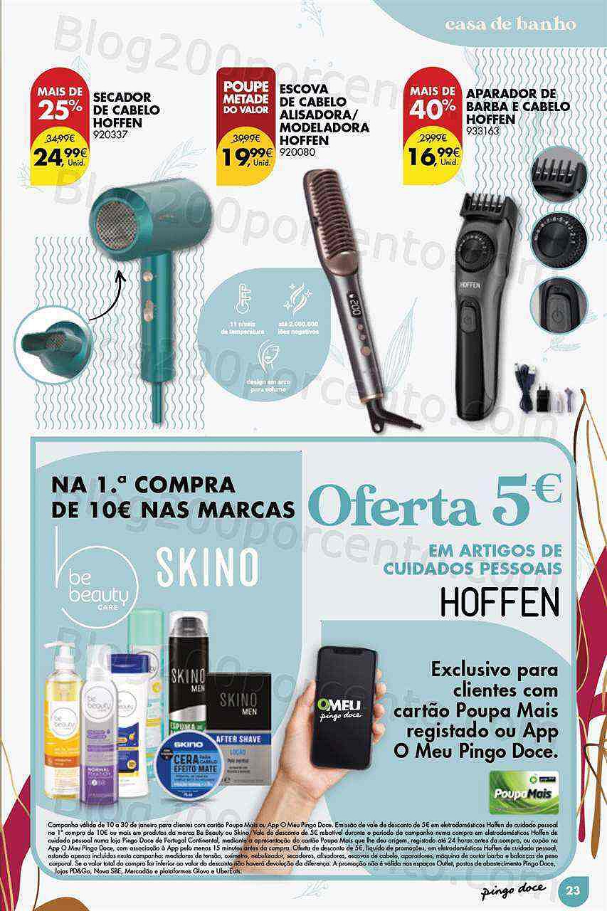 Antevisão Folheto PINGO DOCE Bazar Aquecimento Promoções de 10 a 30 janeiro