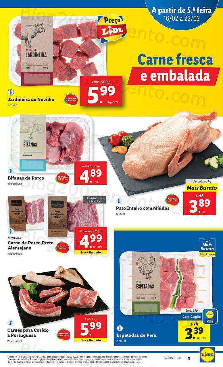 Antevisão Folheto LIDL Promoções de 16 a 22 fevereiro