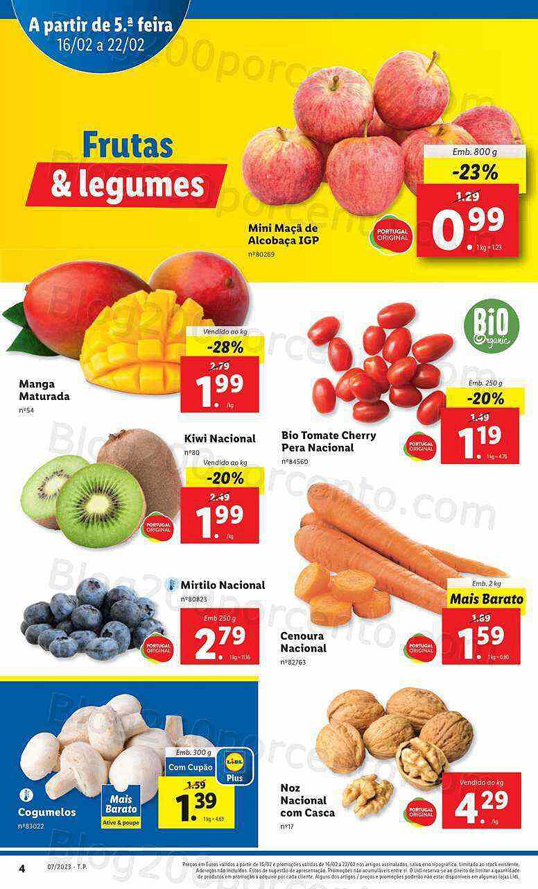 Antevisão Folheto LIDL Promoções de 16 a 22 fevereiro