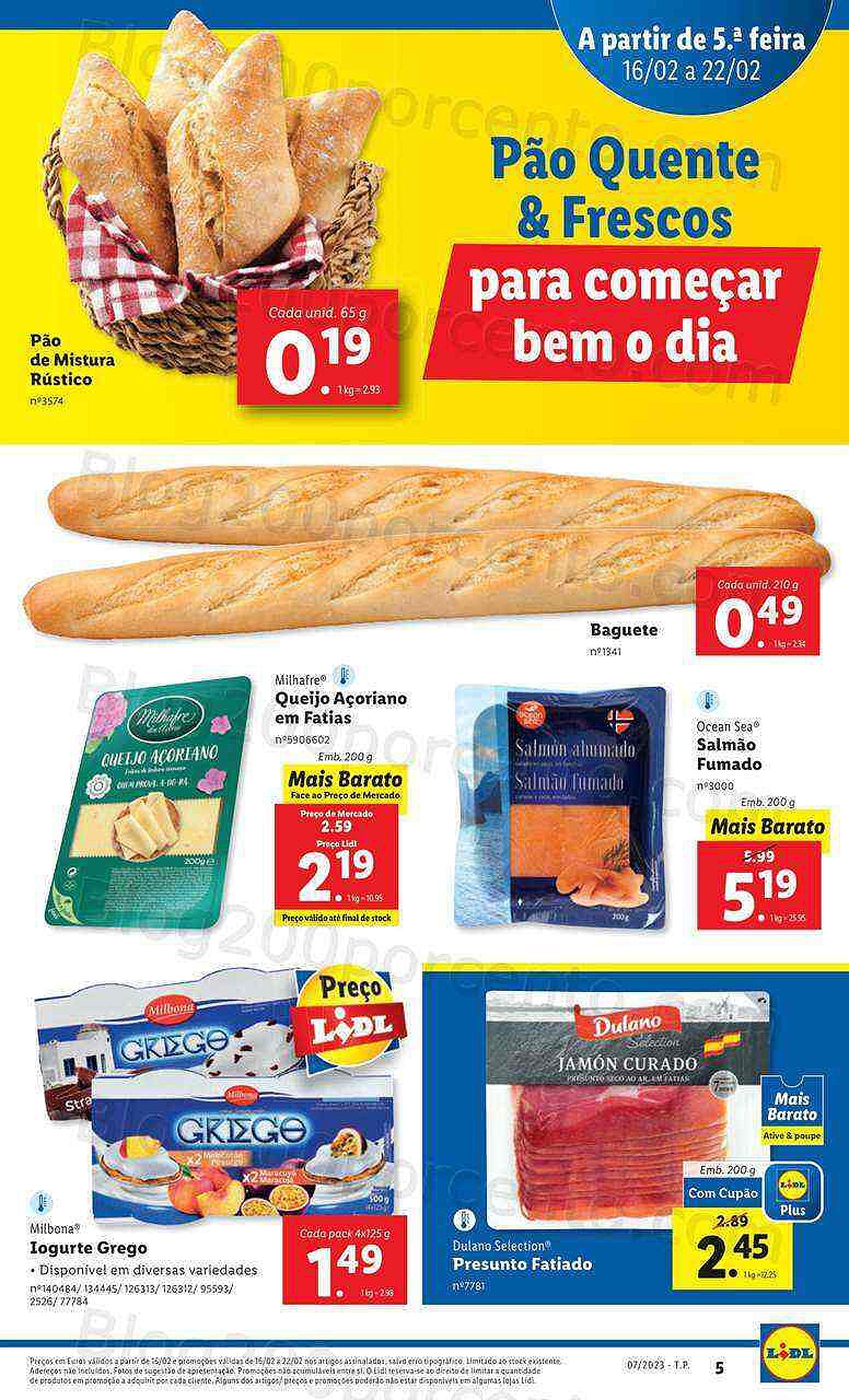 Antevisão Folheto LIDL Promoções de 16 a 22 fevereiro