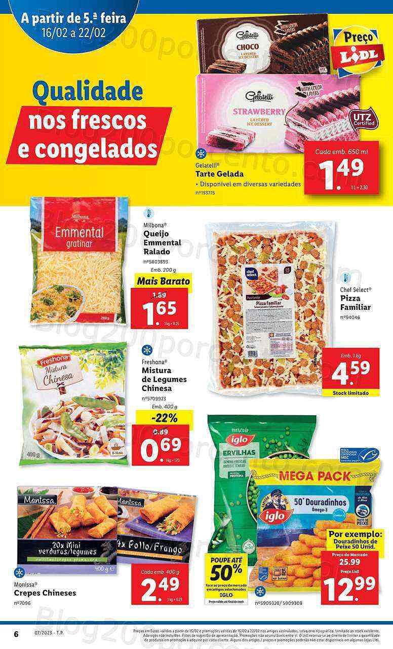 Antevisão Folheto LIDL Promoções de 16 a 22 fevereiro