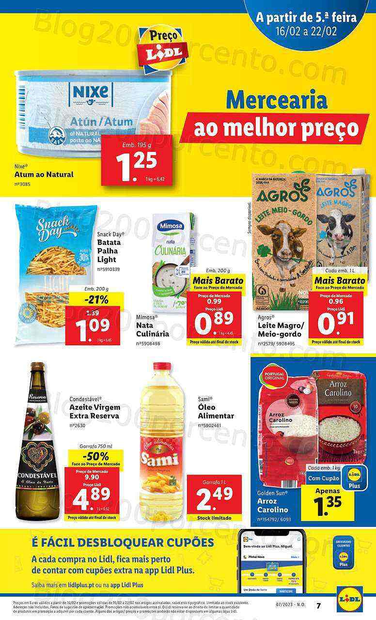 Antevisão Folheto LIDL Promoções de 16 a 22 fevereiro