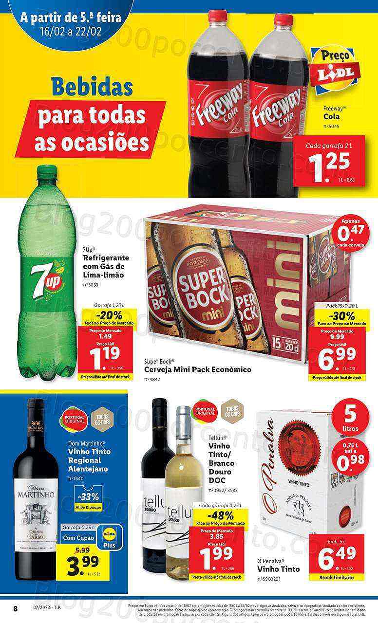 Antevisão Folheto LIDL Promoções de 16 a 22 fevereiro