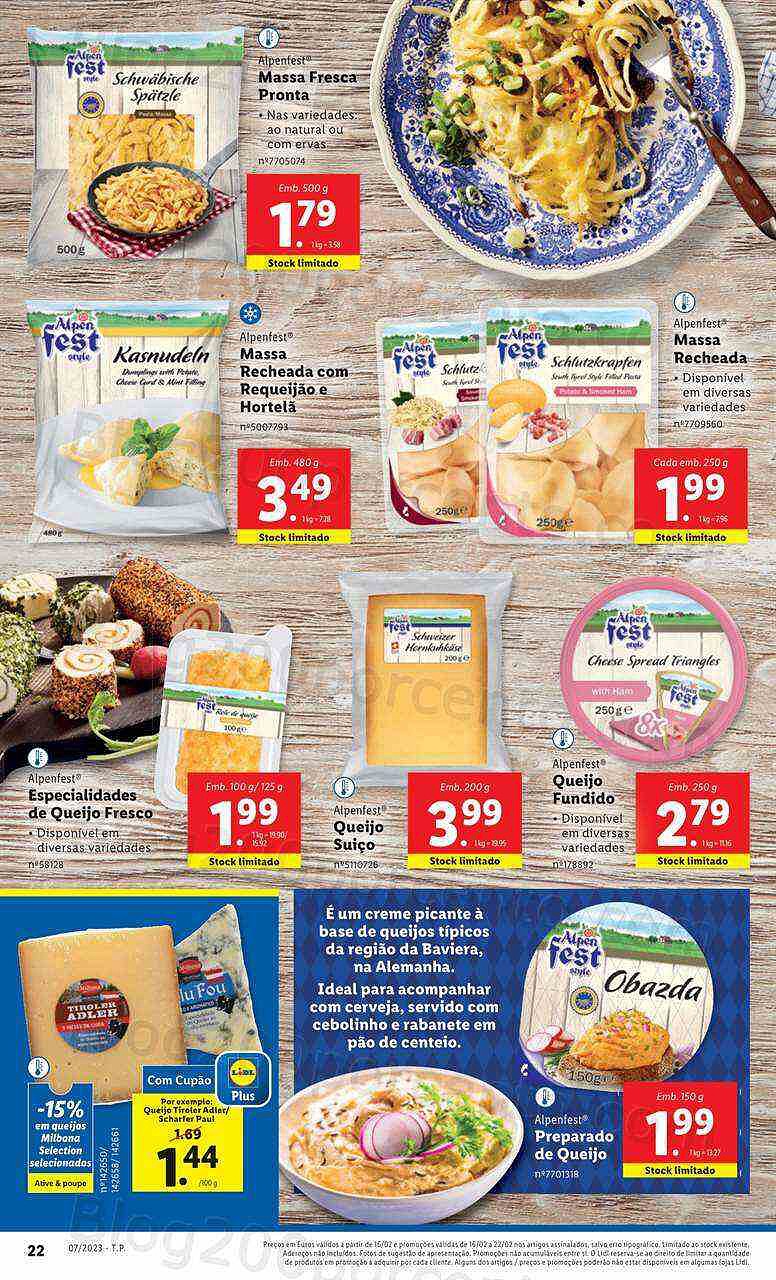 Antevisão Folheto LIDL Sabores do Mundo Promoções de 16 a 22 fevereiro