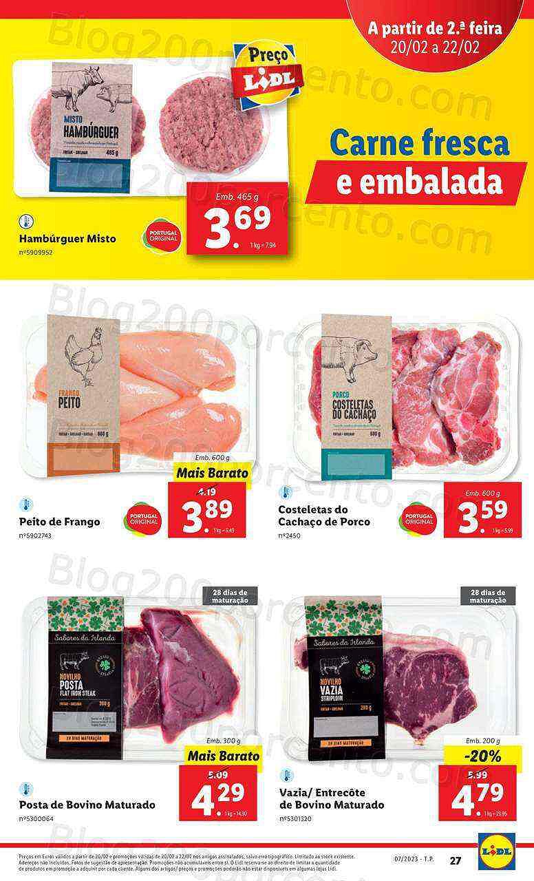 Antevisão Folheto LIDL Promoções de 16 a 22 fevereiro