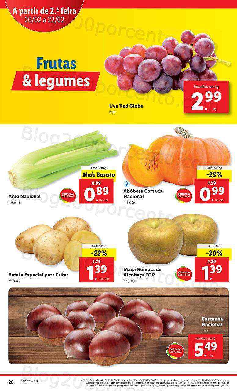 Antevisão Folheto LIDL Promoções de 16 a 22 fevereiro