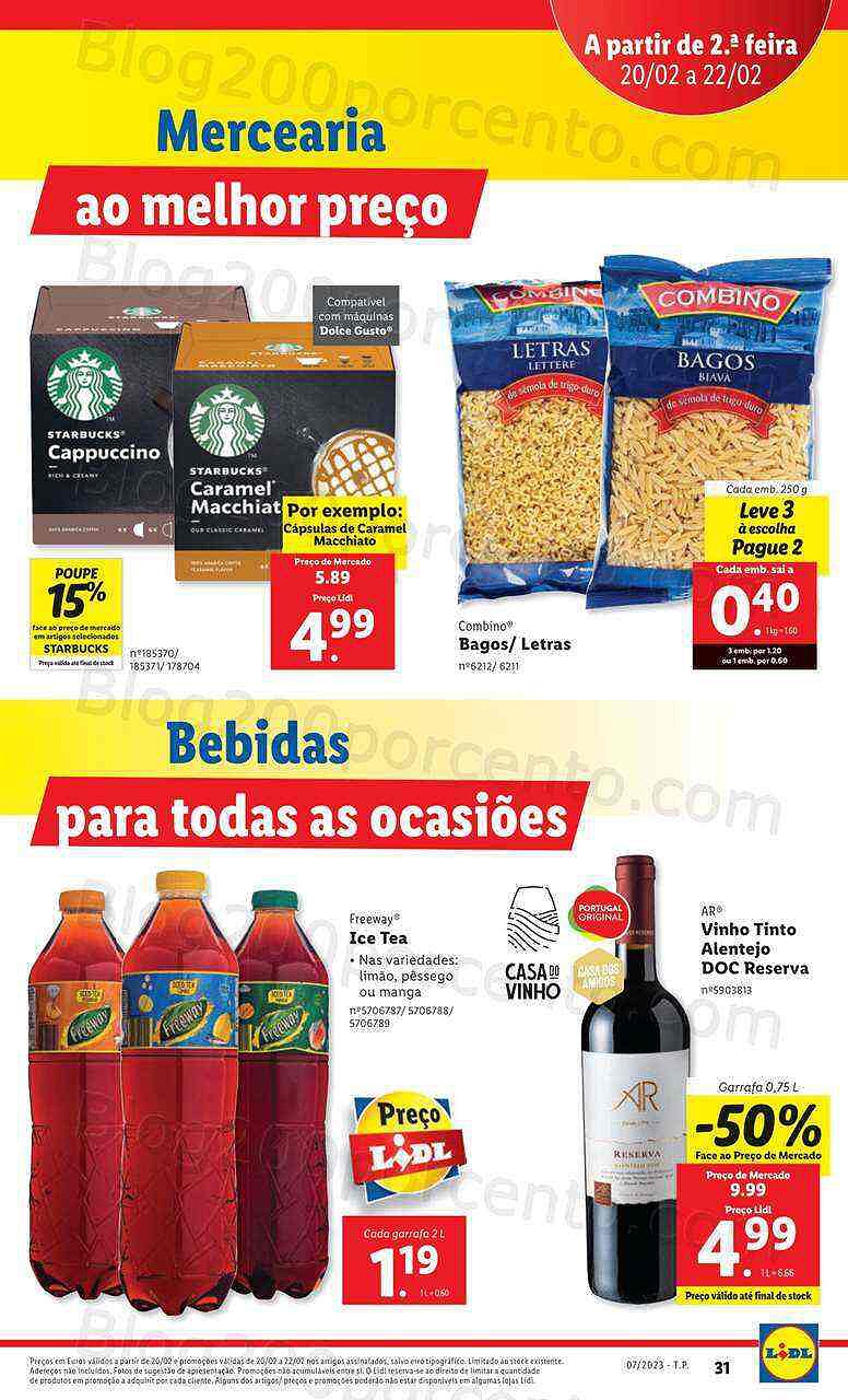 Antevisão Folheto LIDL Promoções de 16 a 22 fevereiro