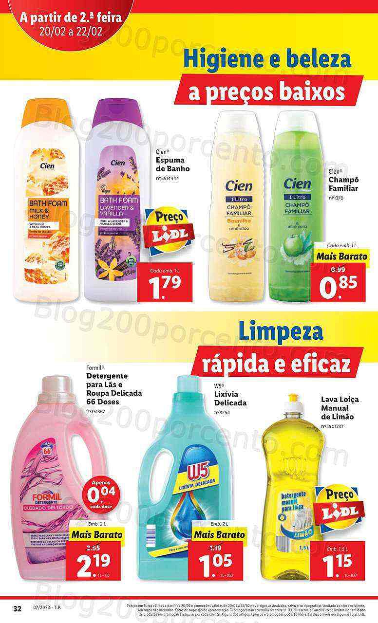 Antevisão Folheto LIDL Promoções de 16 a 22 fevereiro