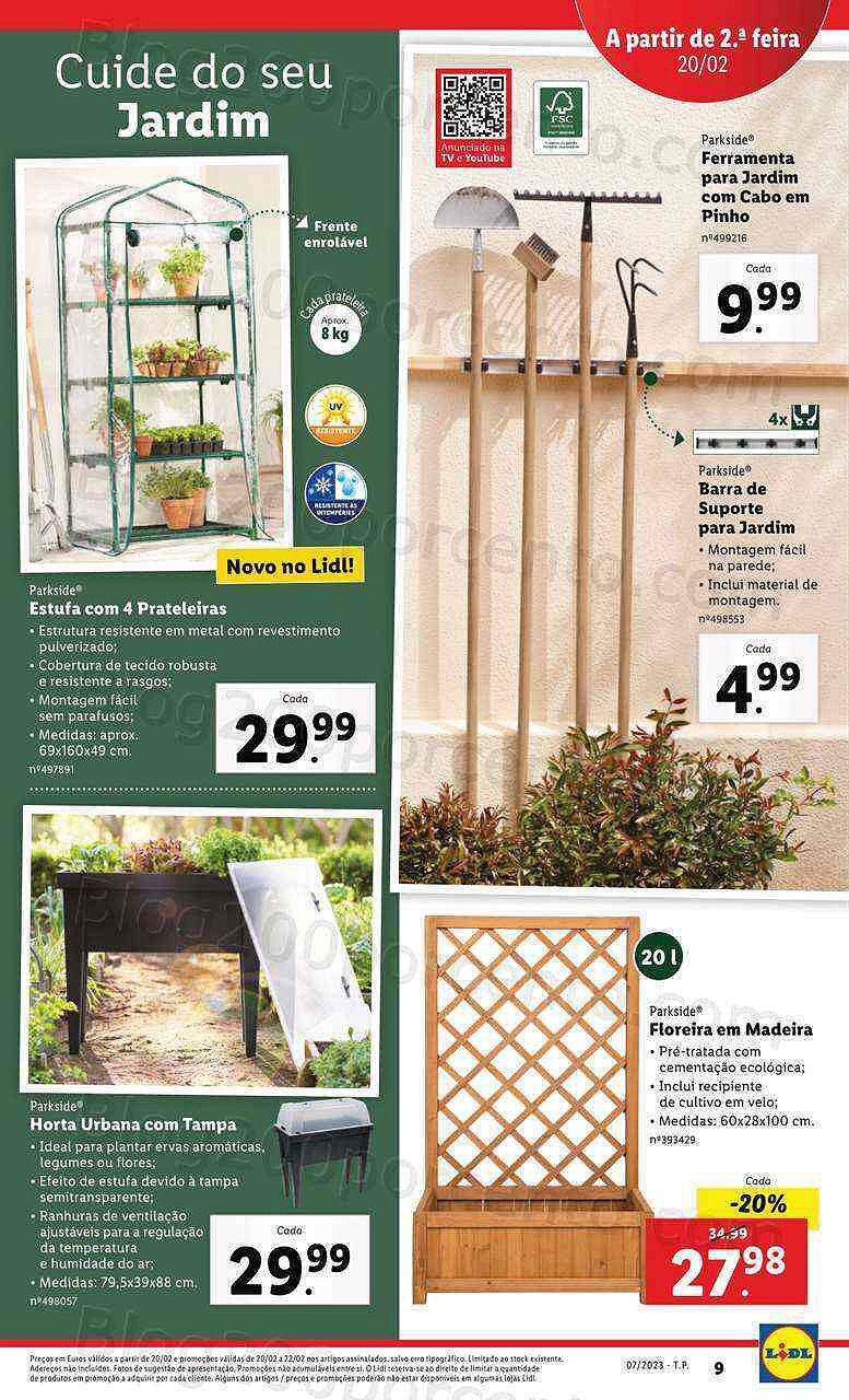 Antevisão Folheto LIDL Bazar Promoções a partir de 20 fevereiro