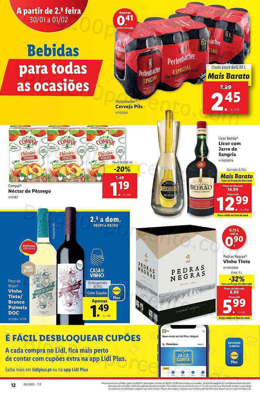 Antevisão Folheto LIDL Promoções de 30 janeiro a 5 fevereiro