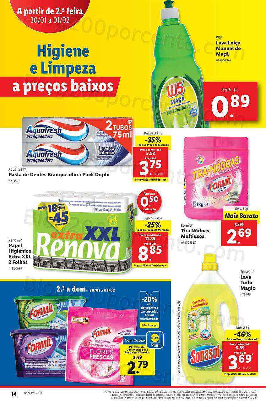 Antevisão Folheto LIDL Promoções de 30 janeiro a 5 fevereiro