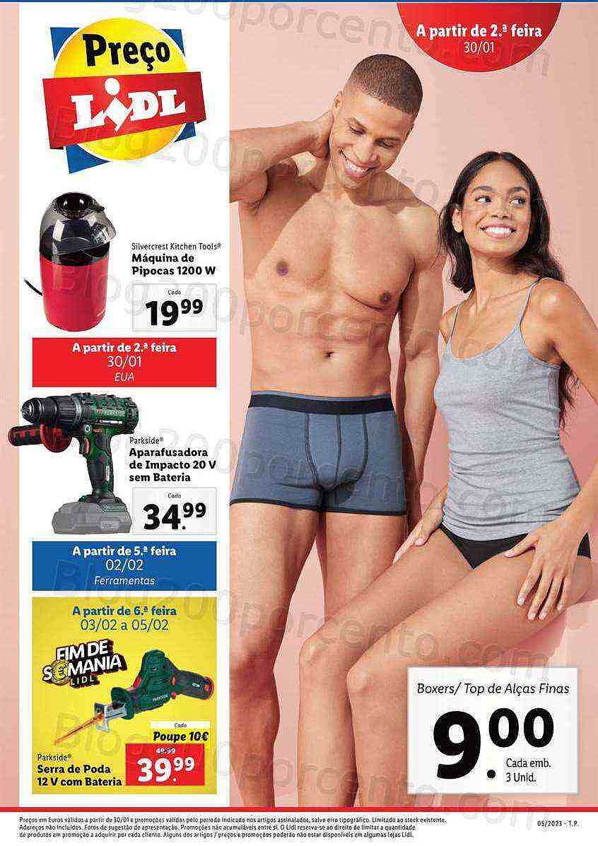 Antevisão Folheto LIDL Promoções de 30 janeiro a 5 fevereiro